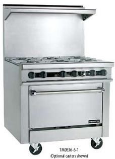 Gas Range with Oven - 6 burners