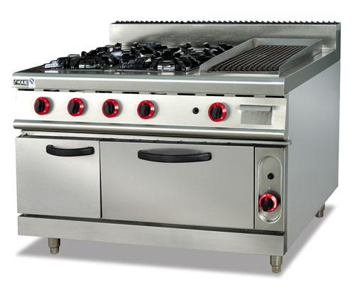 Freestanding gas range With Cabinet
