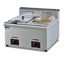Gas 2-tank fryer(2-basket)
