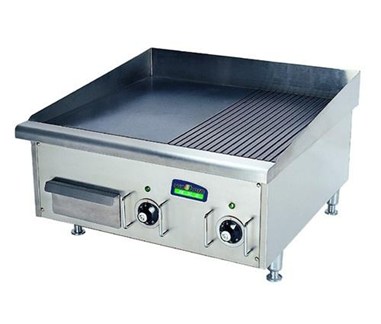 Electric half griddle/grill