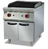 Gas Lava Rock Broiler With Cabinet