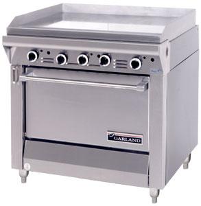 GAS GRIDDLE COMBINED WITH OVEN
