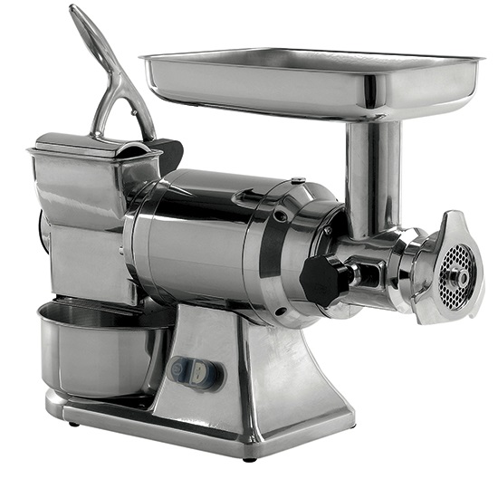 Meat mincer and grater, mouth ø 82 mm, 300 kg/h | 70 kg/h